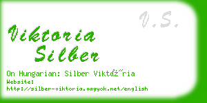 viktoria silber business card